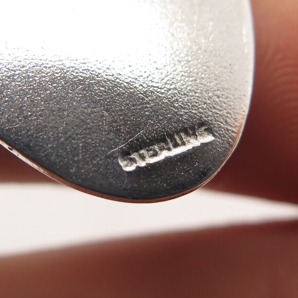 925 Sterling Silver Vintage St. Christopher Religious Oval Pendant - Picture 8 of 8